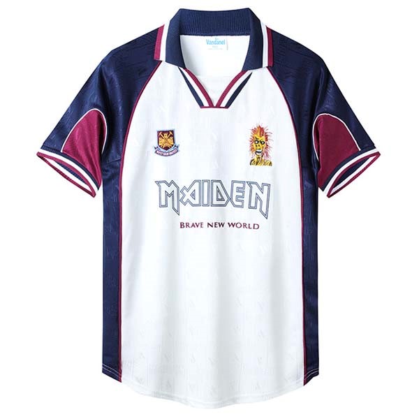 Thailande Maillot Football Iron Maiden x West Ham Retro Exterieur 1999/2001